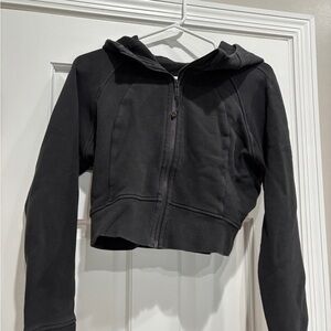 Lululemon Black Scuba Crop